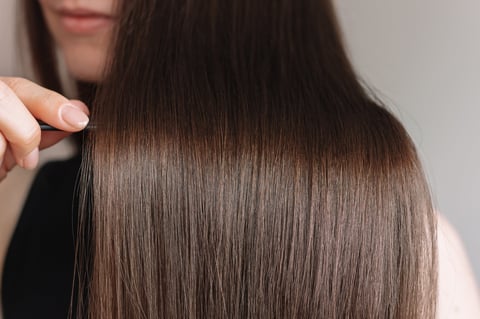 Beautiful healthy shiny hair